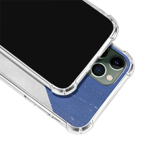 Czech Republic Flag Distressed iPhone 12 Pro Clear Case